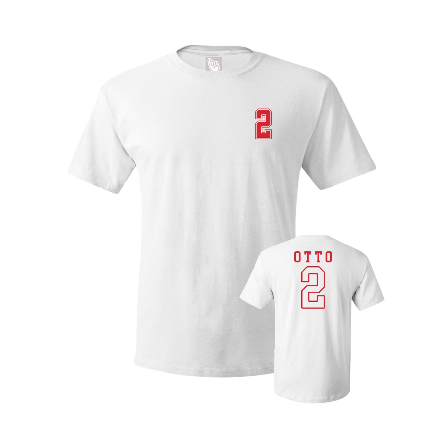 Tee — Chest Back in White
