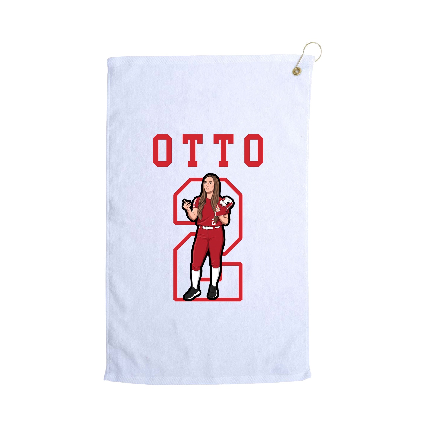 Golf Towel — Shirsey in White