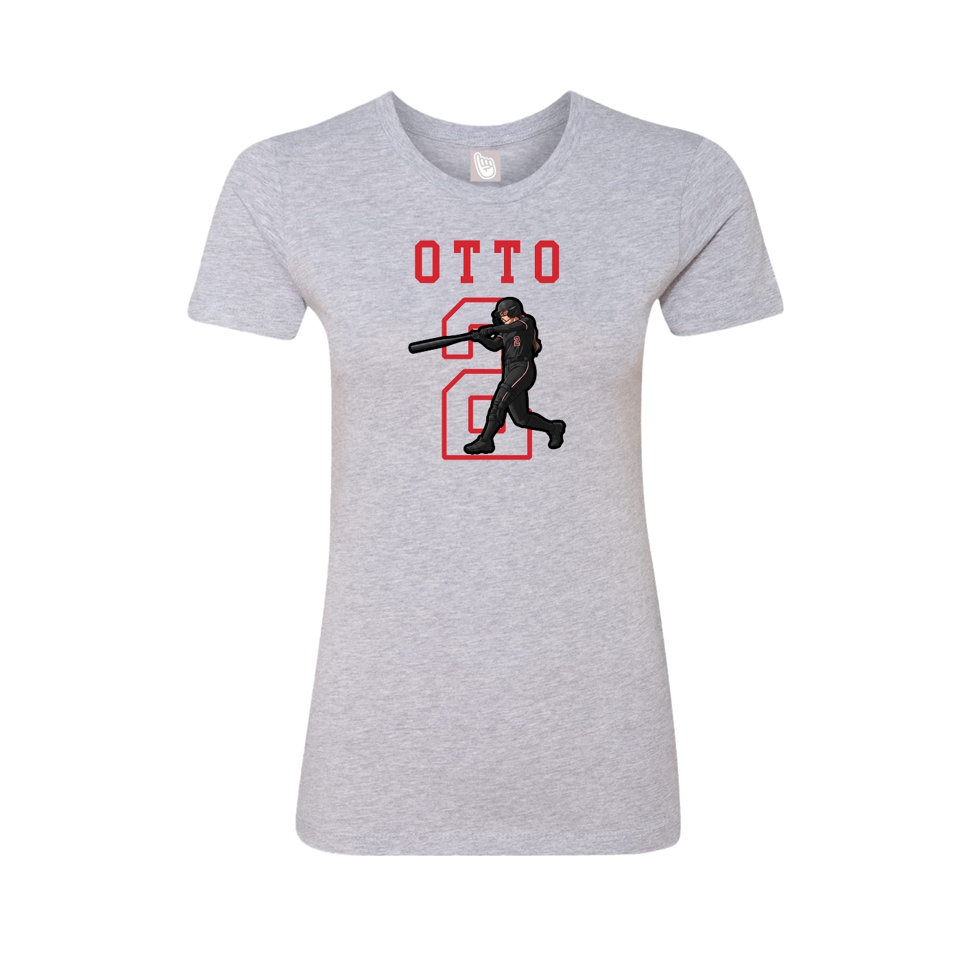 Fitted Women's Tee — Shirsey in Grey