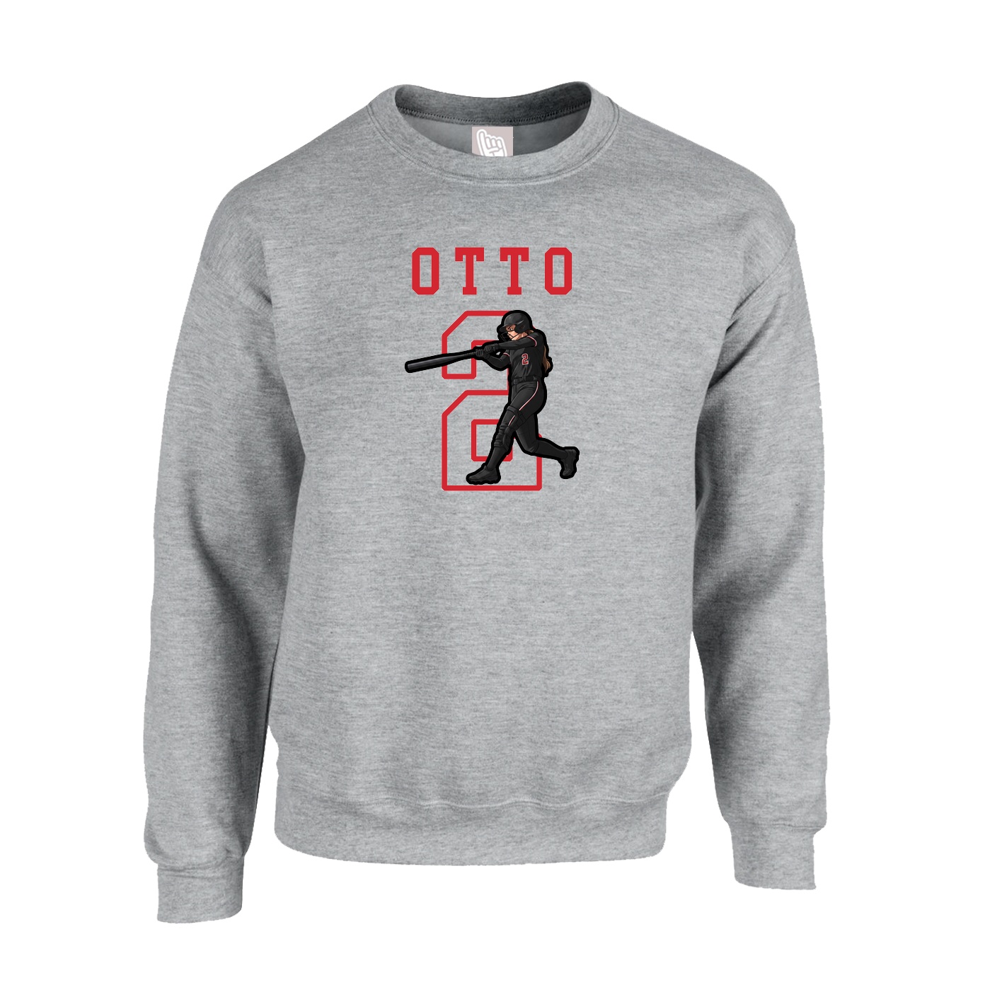 Fleece Crew — Shirsey in Grey