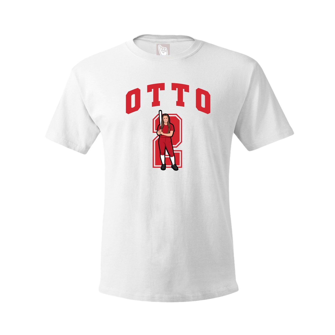 Tee — Number in White