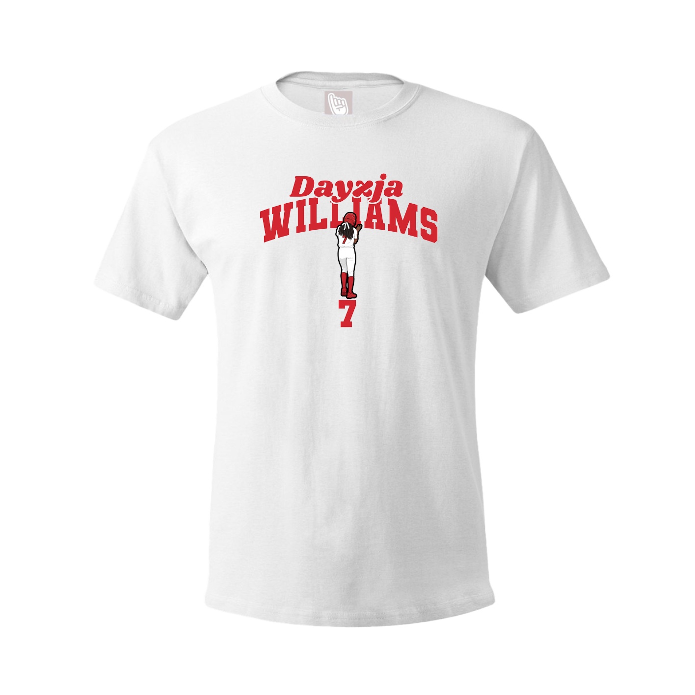 Youth Tee — Signature Arch in White