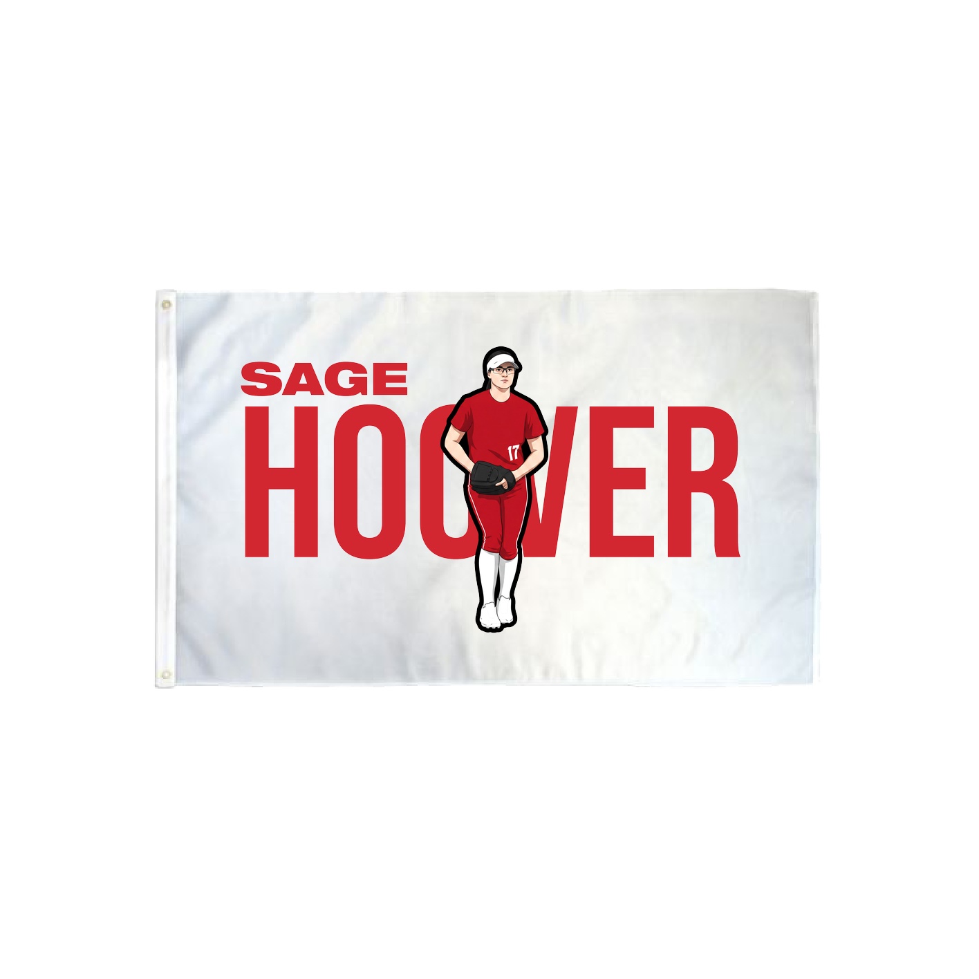 3x5 Flag — Player Name in Classic