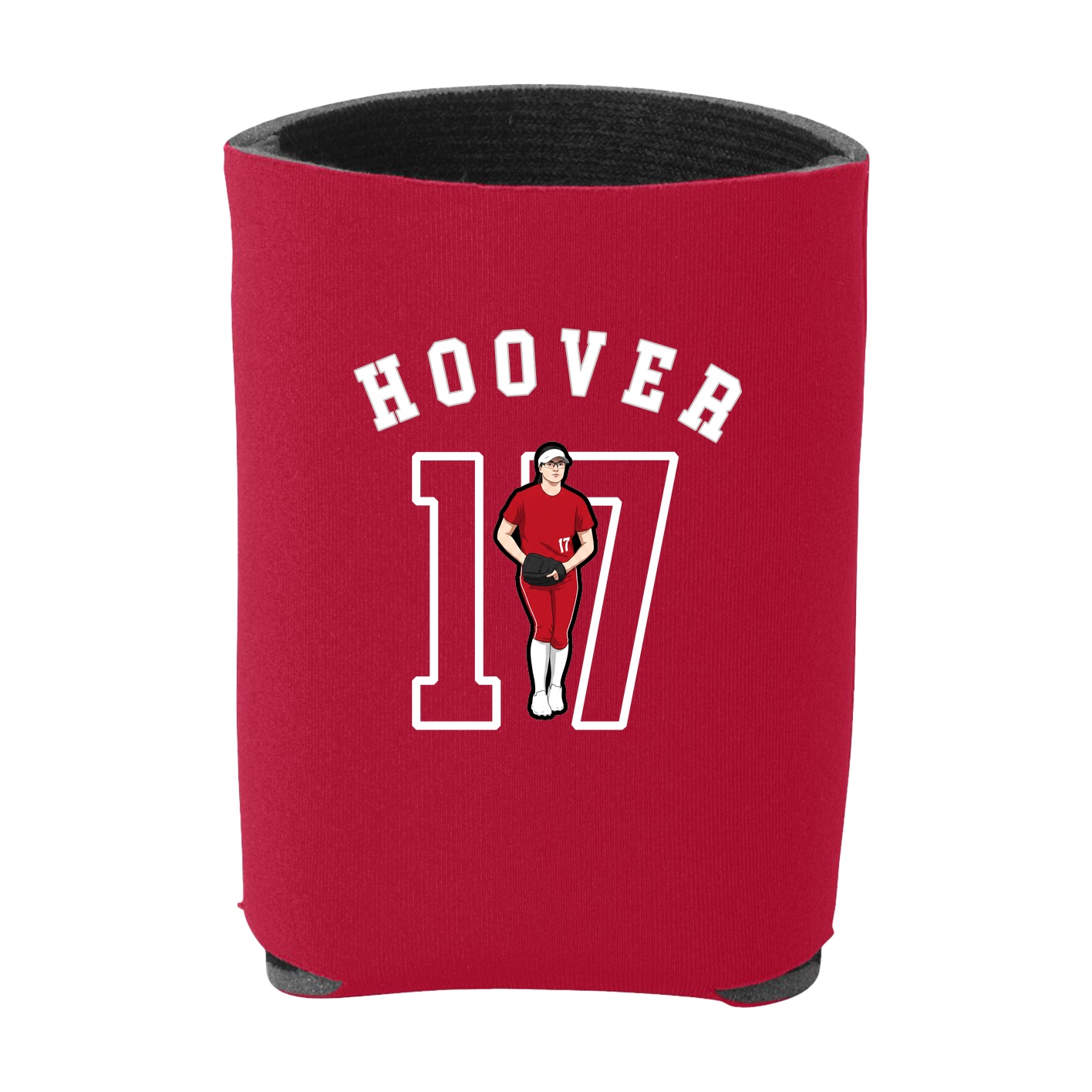 Can Holder — Shirsey Arch in Red