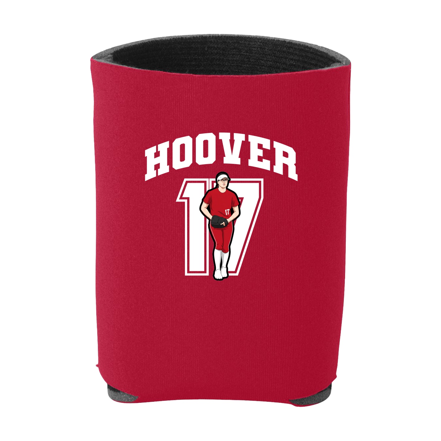 Can Holder — Number in Red