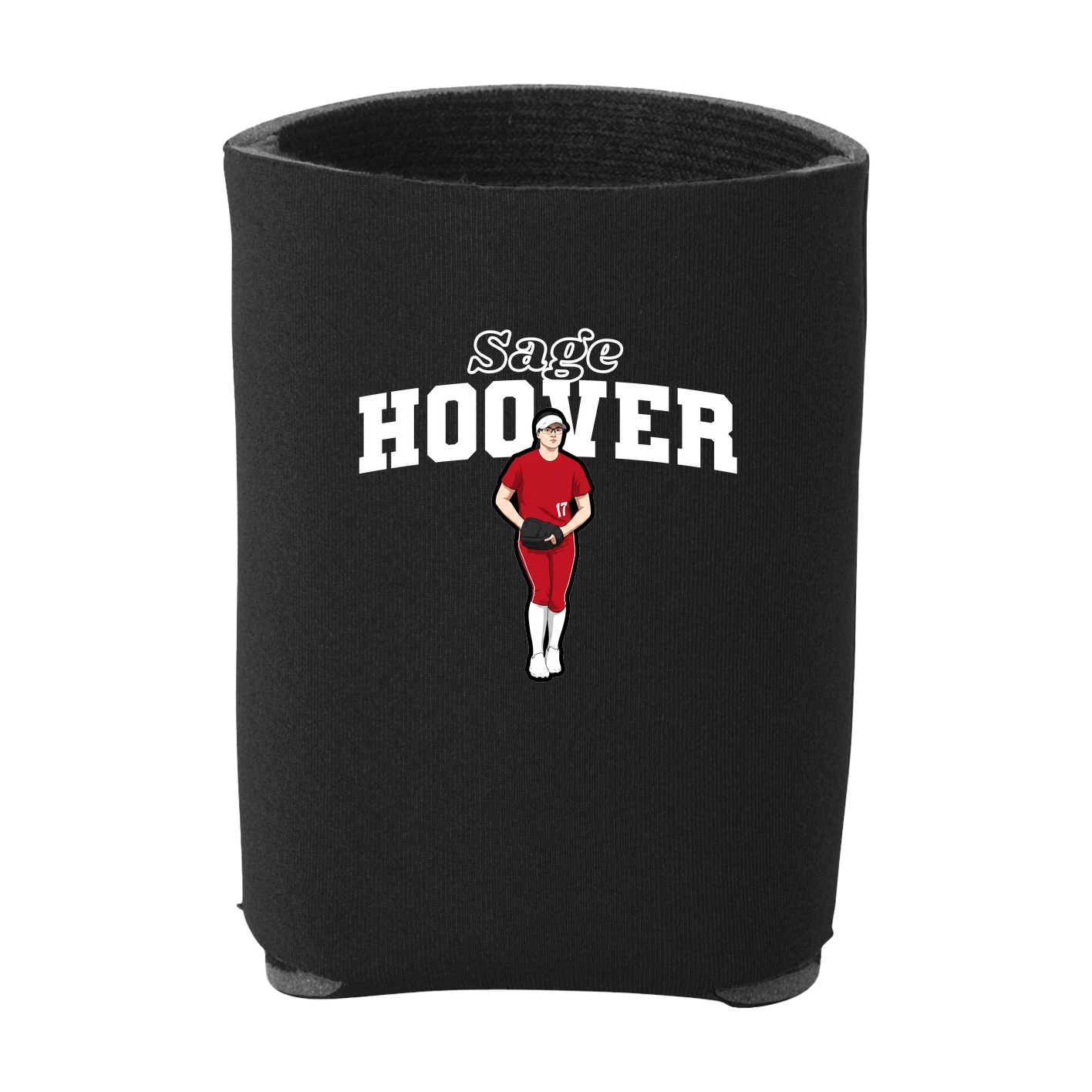 Can Holder — Name Arch in Black