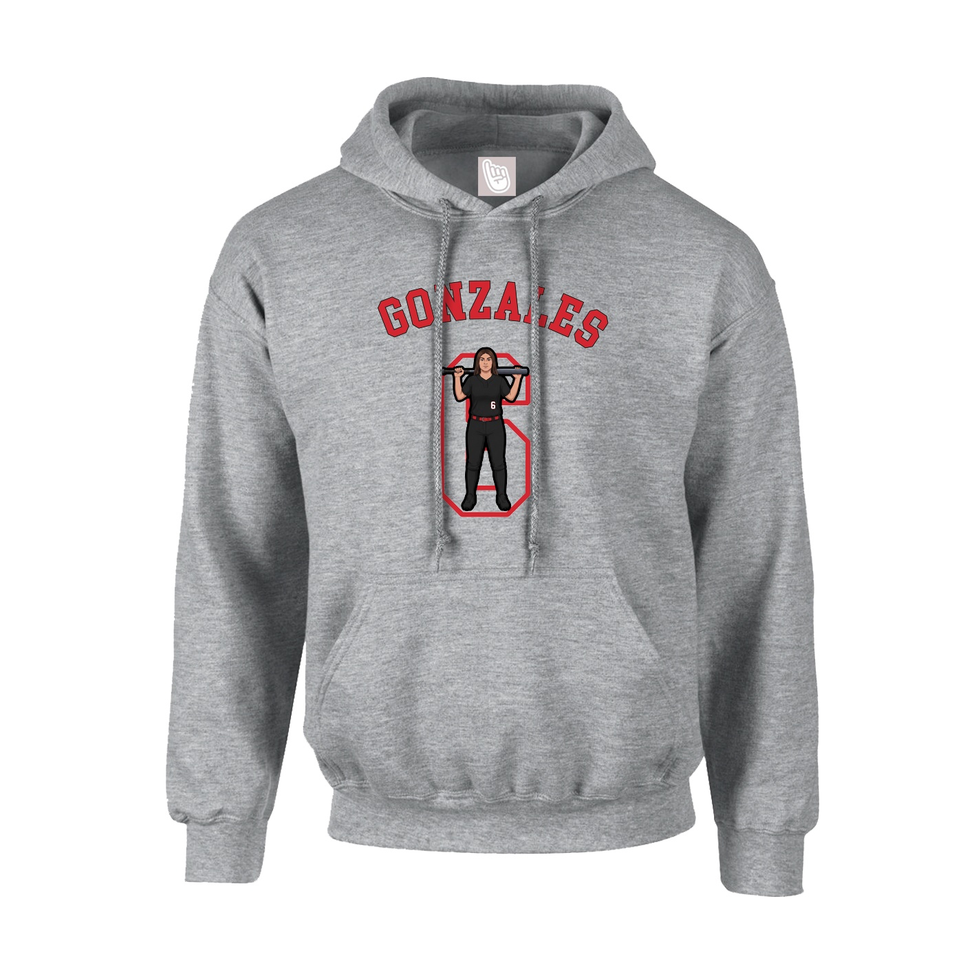 Youth Hoodie — Shirsey Arch in Grey
