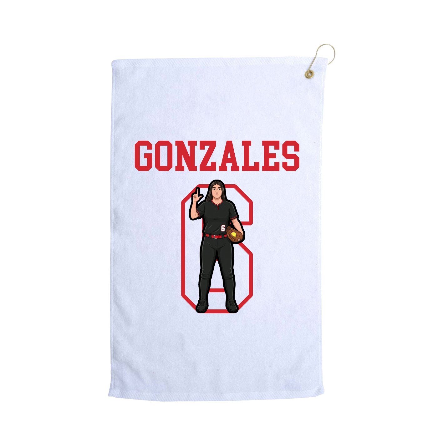 Golf Towel — Shirsey in White
