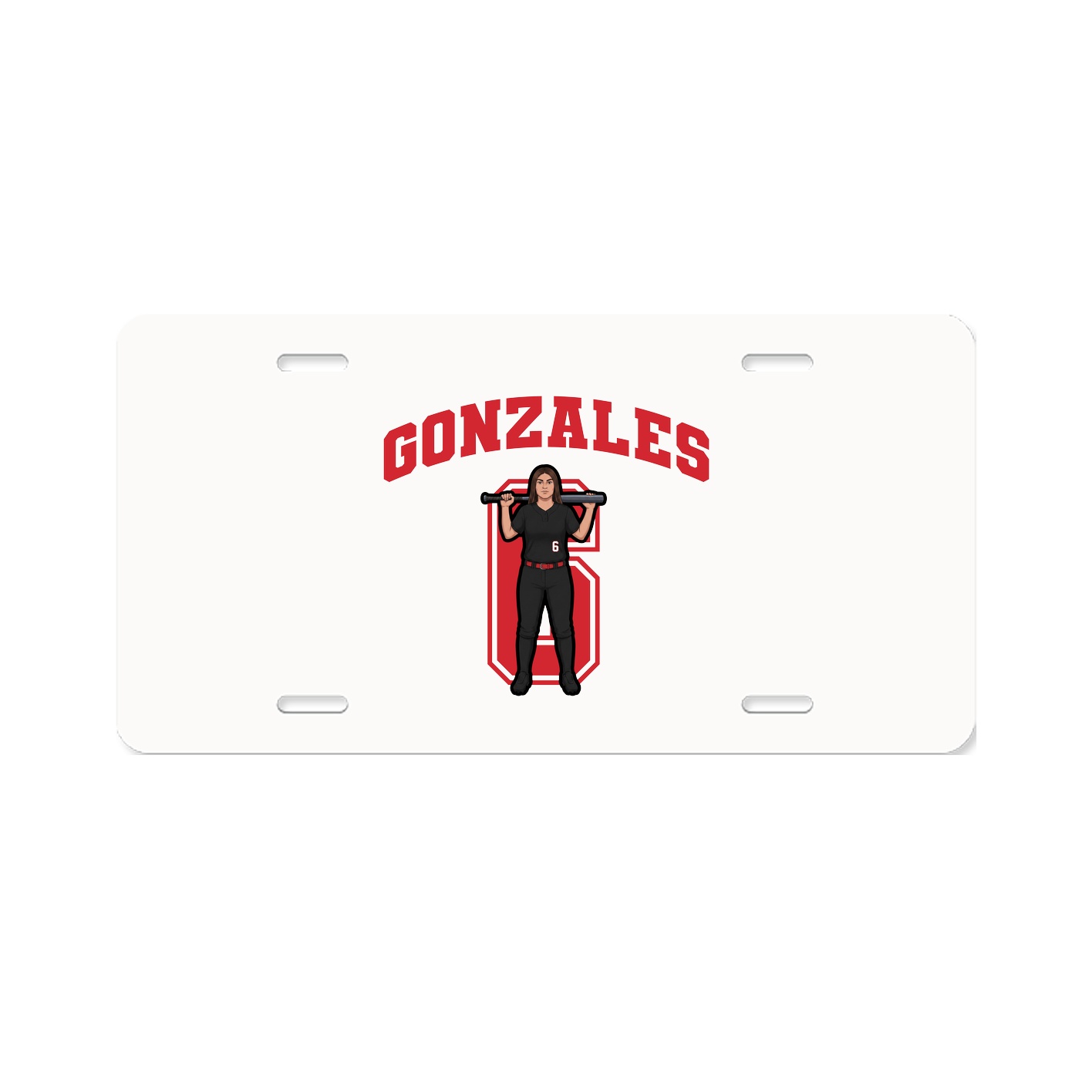 License Plate — Number in Classic