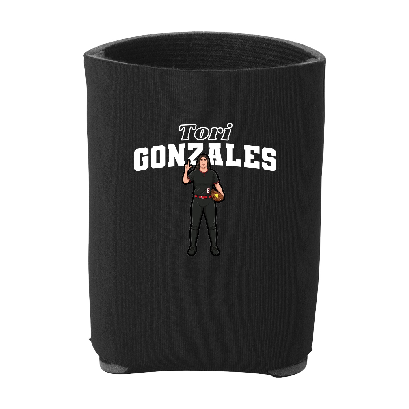Can Holder — Name Arch in Black