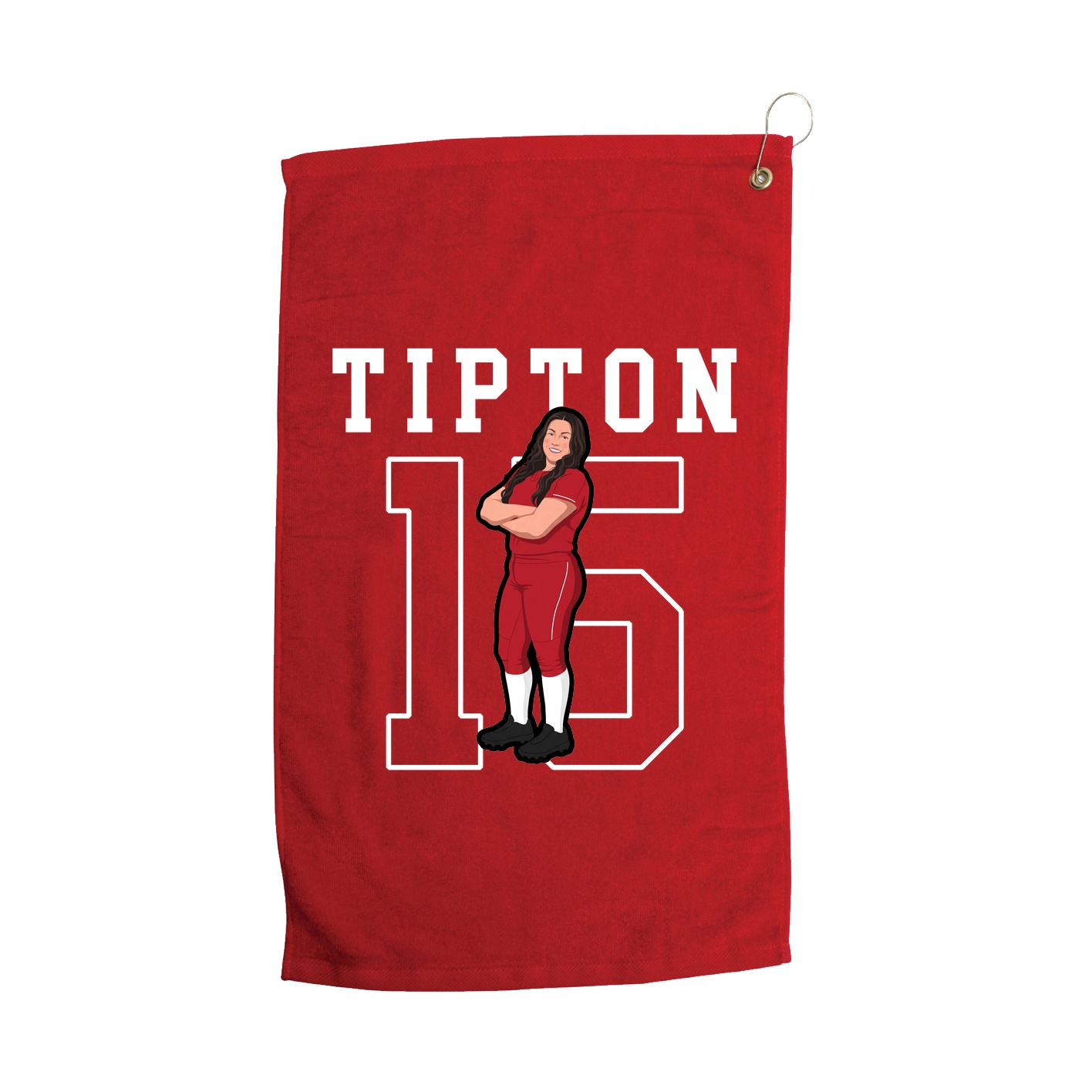 Golf Towel — Shirsey in Red