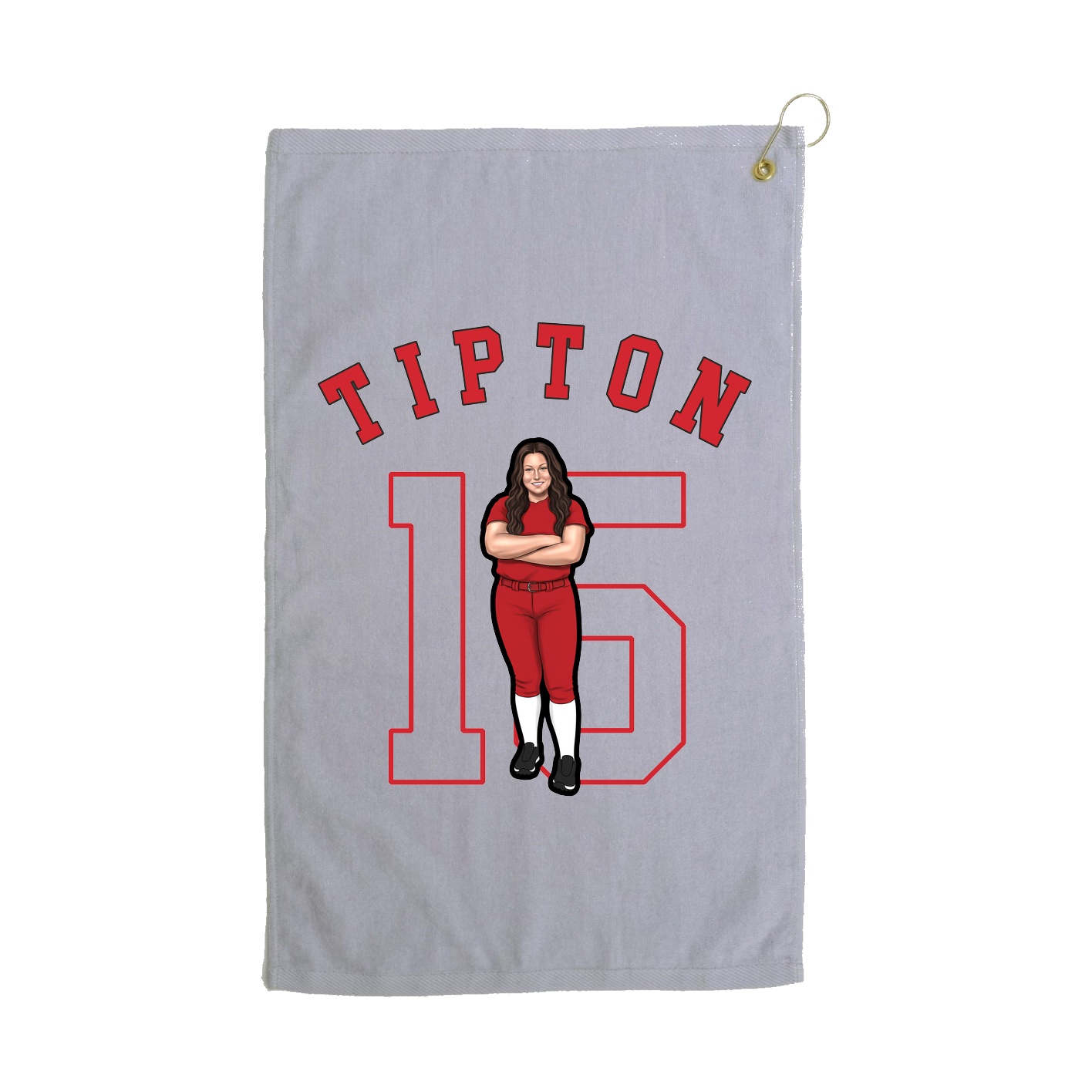 Golf Towel — Shirsey Arch in Grey