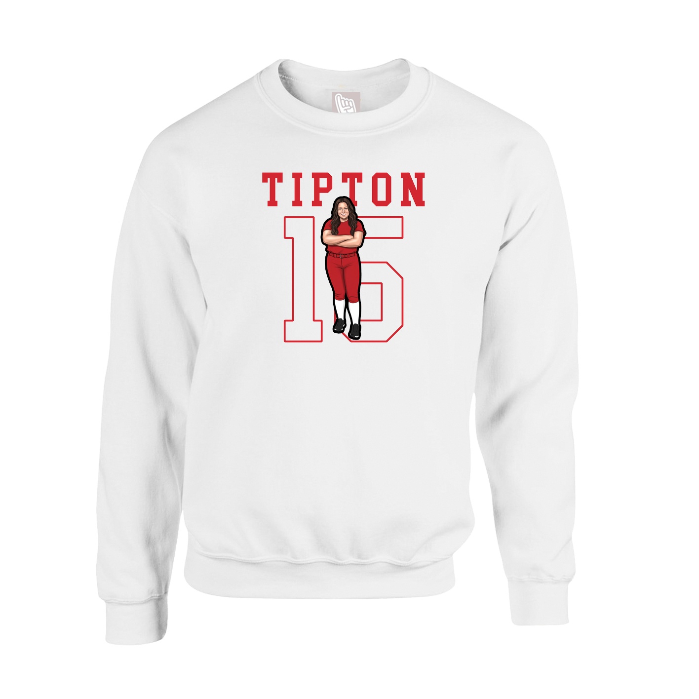Fleece Crew — Shirsey in White