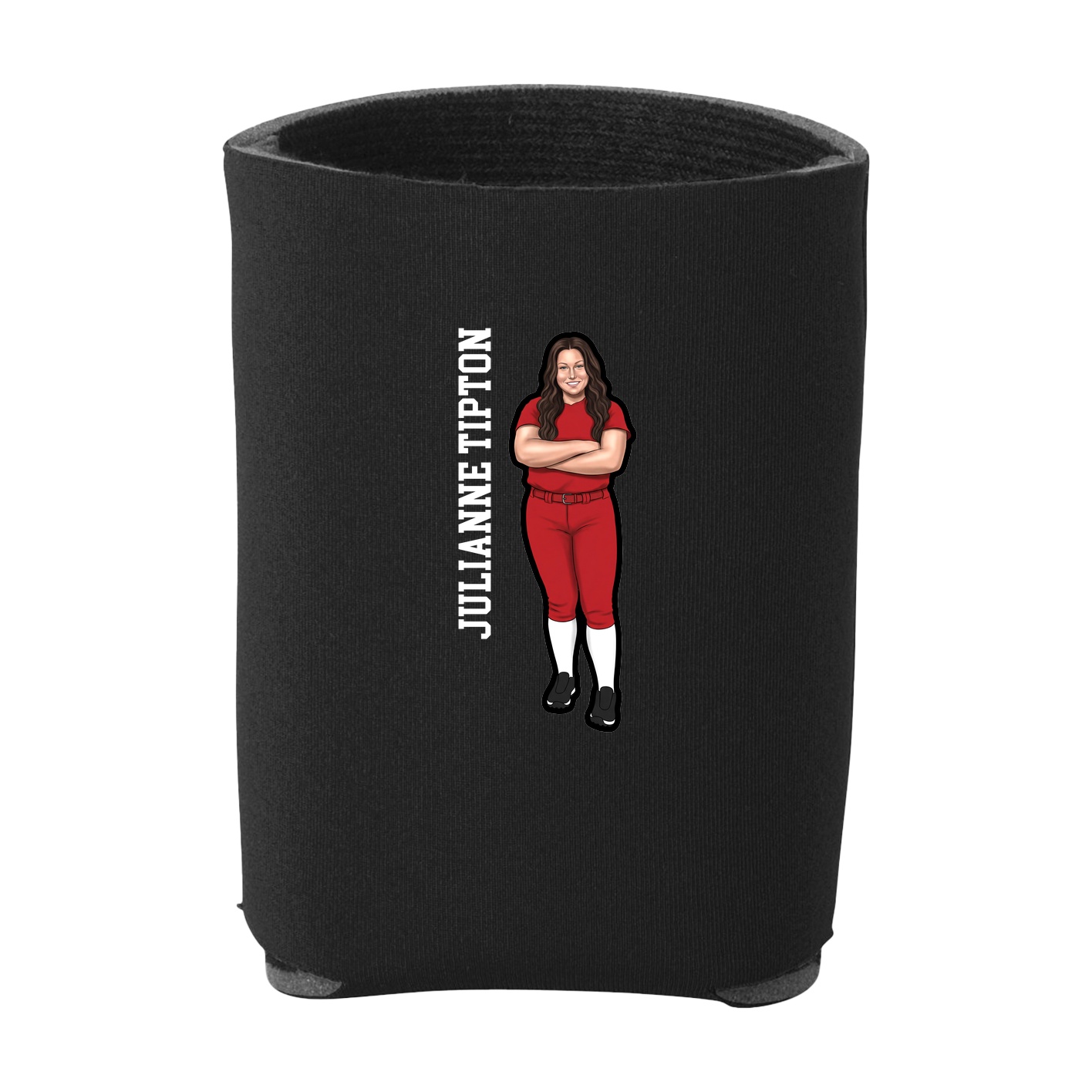 Can Holder — Name Vertical in Black