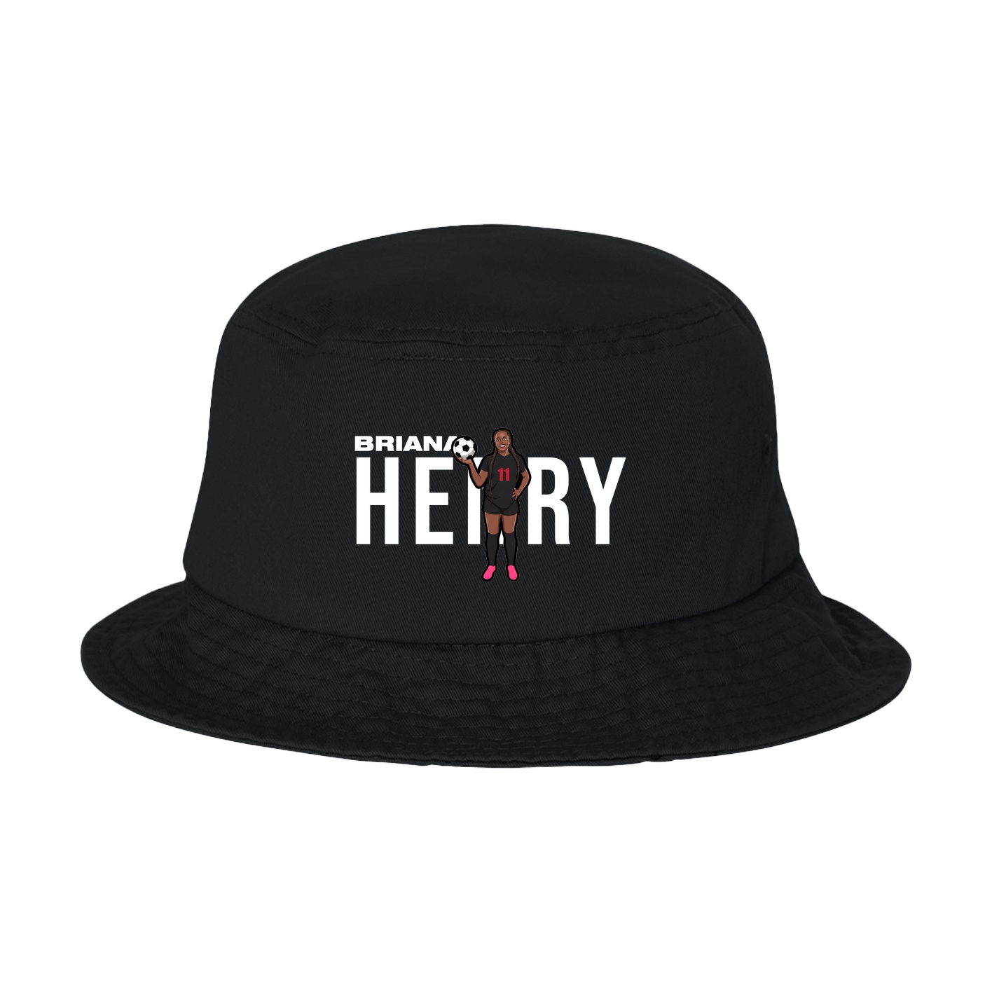 Bucket Cap — Player Name in Black