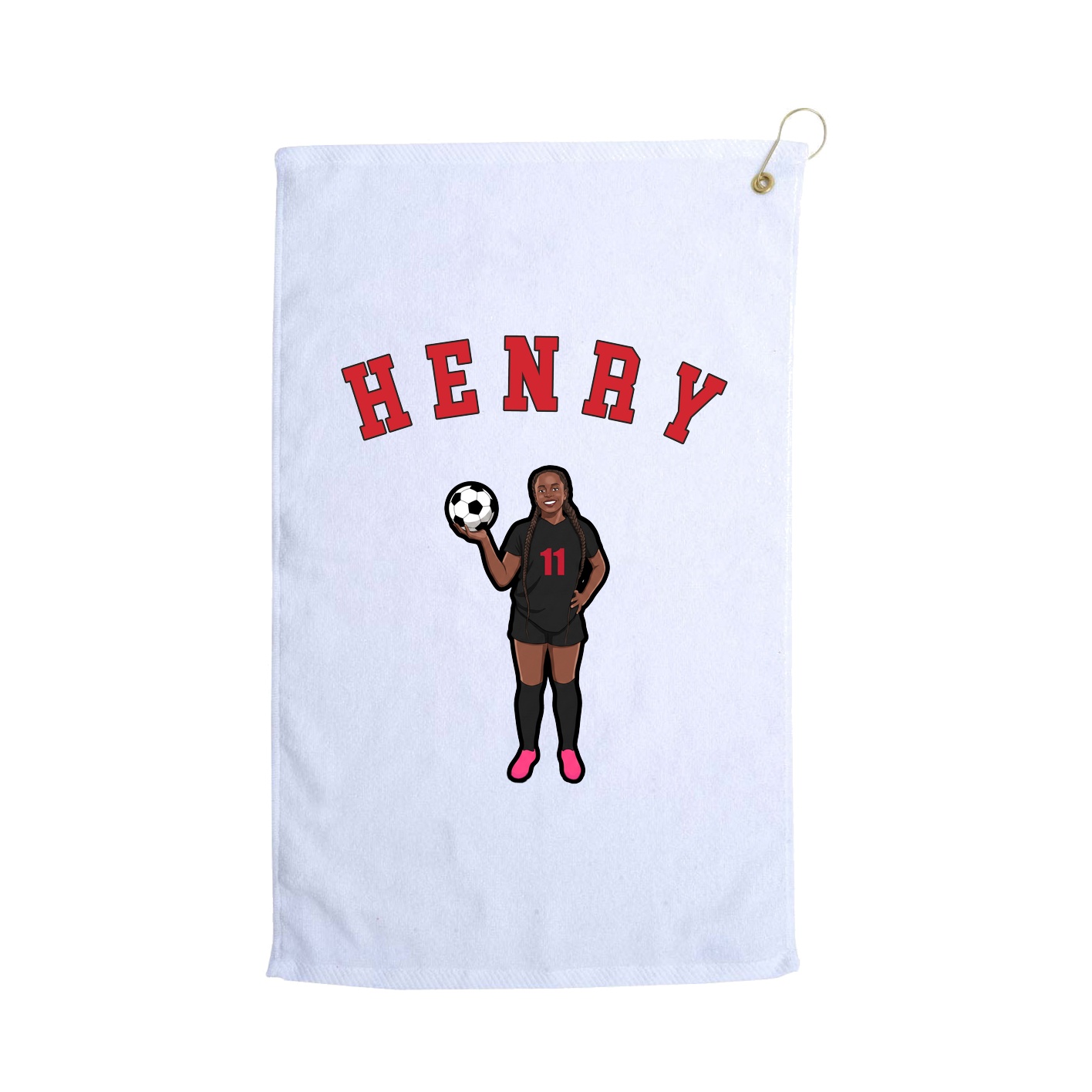 Golf Towel — Shirsey Arch in White