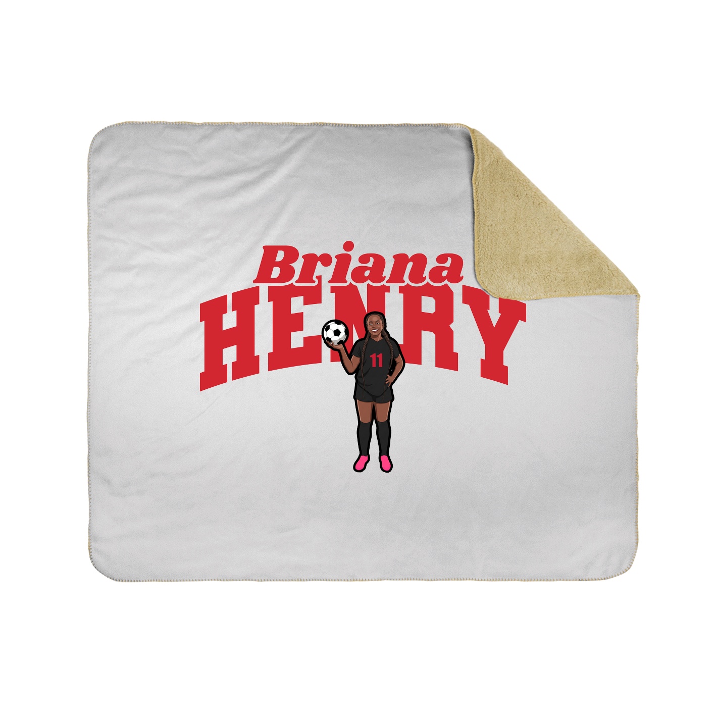 Throw Blanket — Signature Arch in White