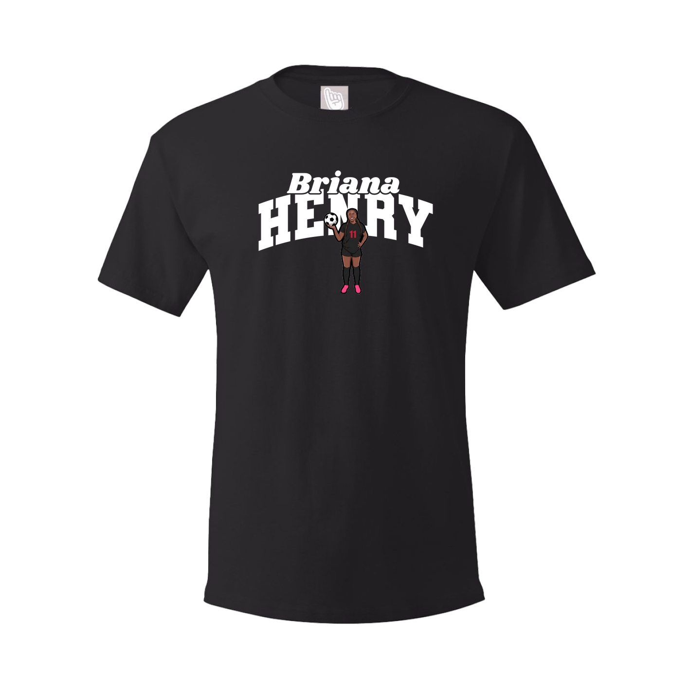 Youth Tee — Signature Arch in Black