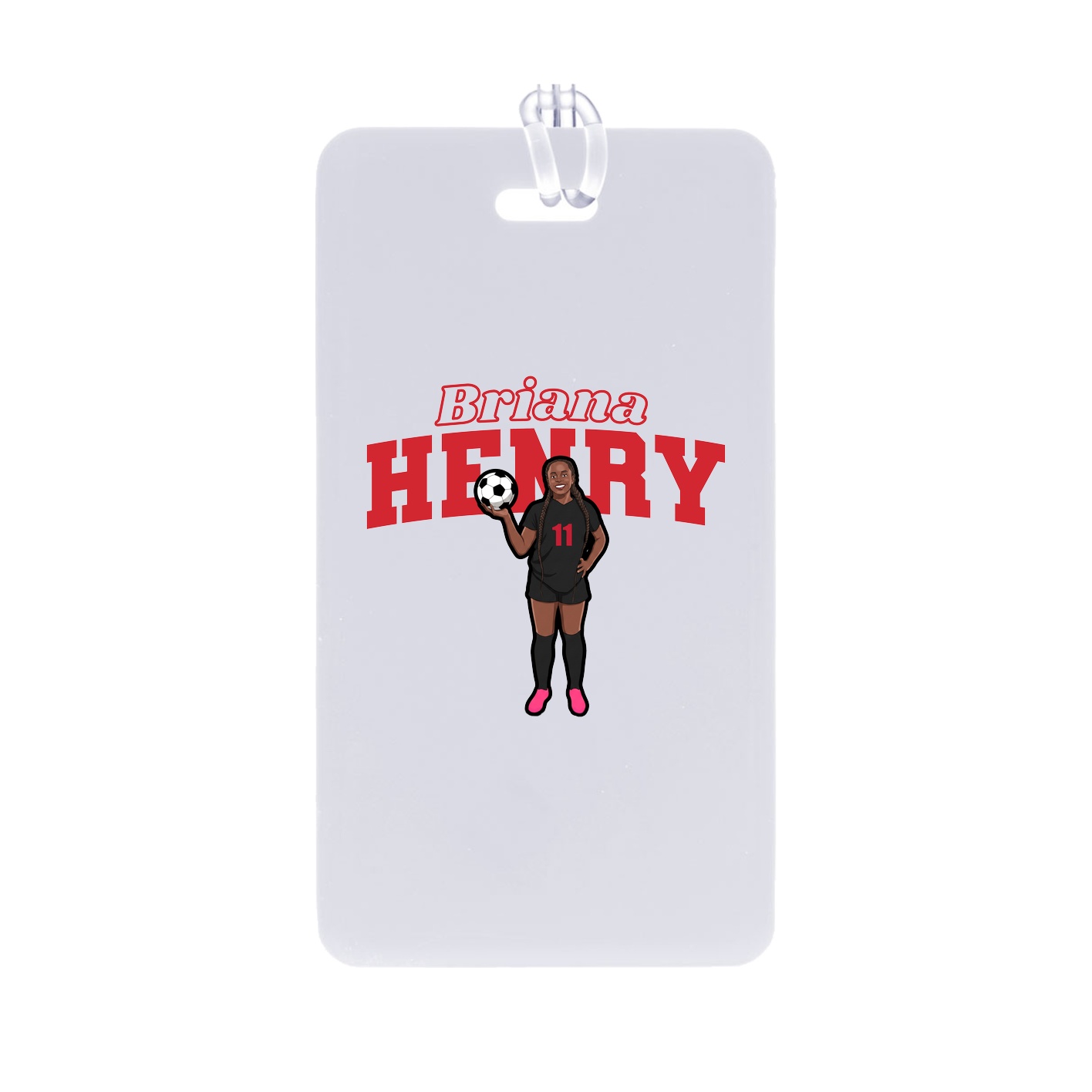 Bag Tag — Name Arch in Classic
