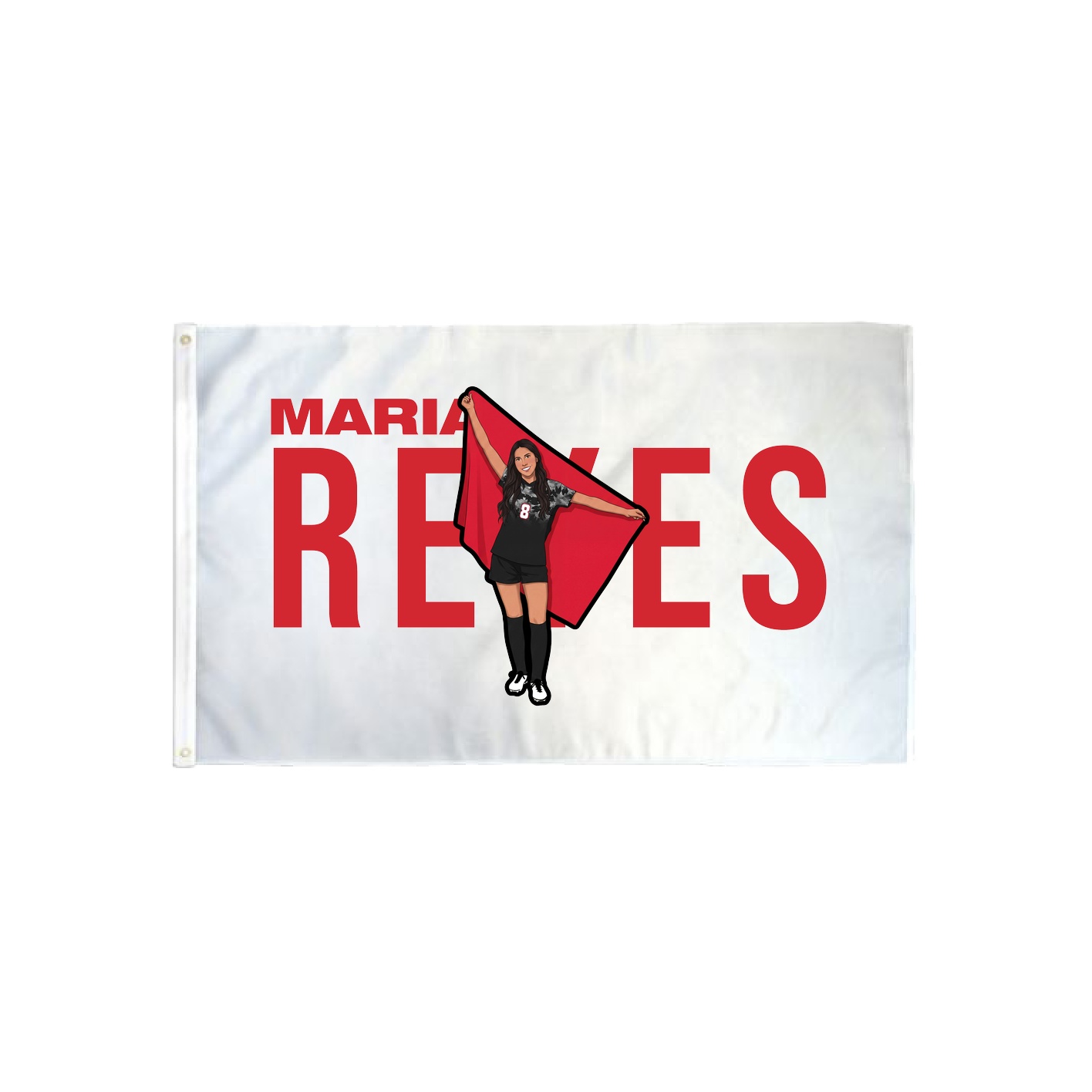 3x5 Flag — Player Name in Classic