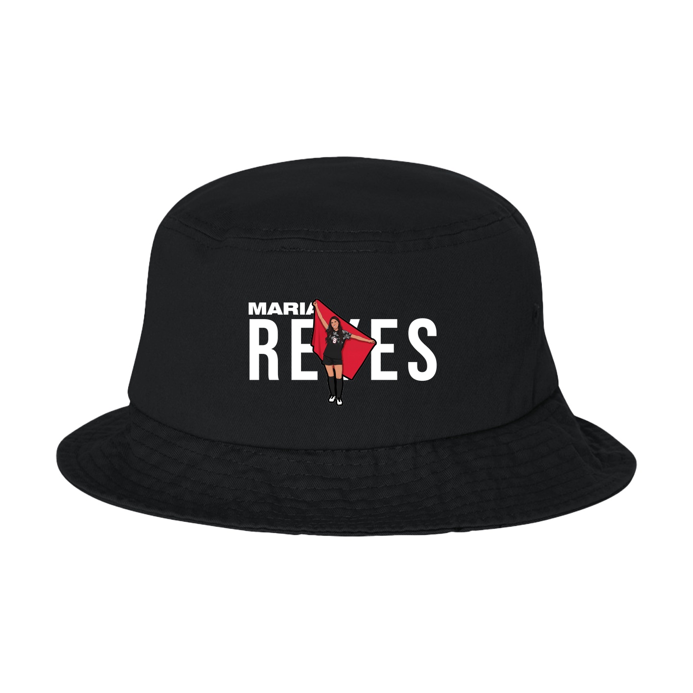 Bucket Cap — Player Name in Black