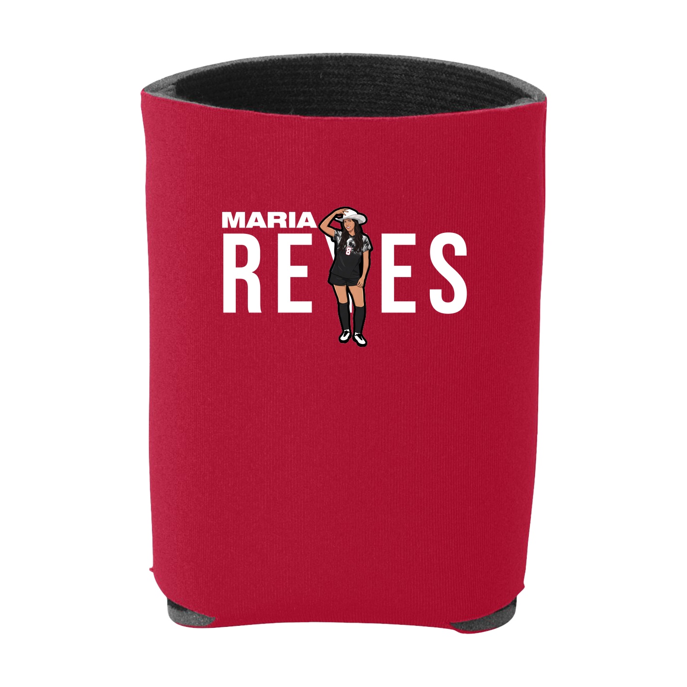Can Holder — Player Name in Red