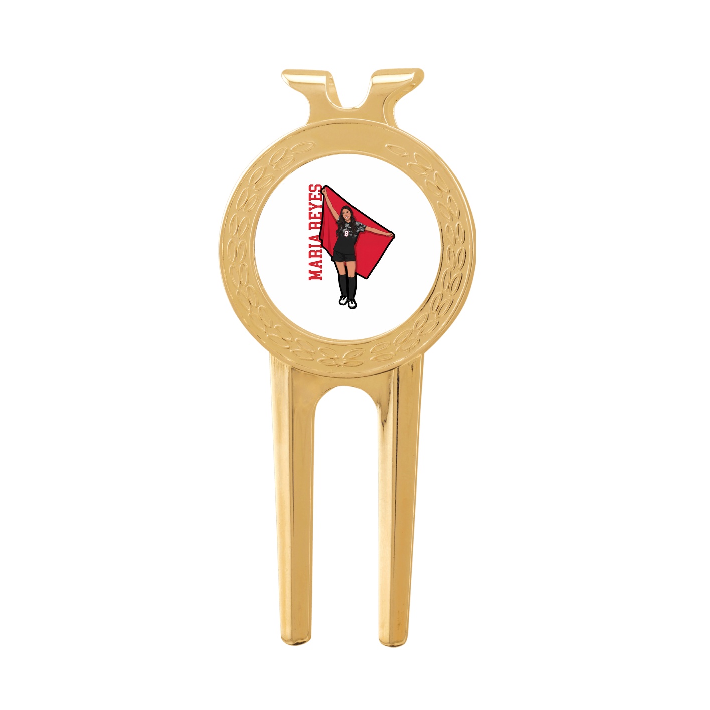 Divot Tool with Ball Marker — Name Vertical in Classic