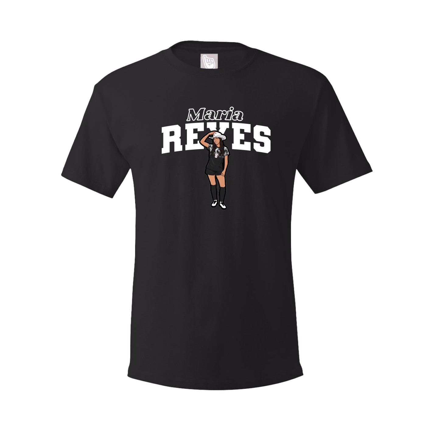 Youth Tee — Name Arch in Black