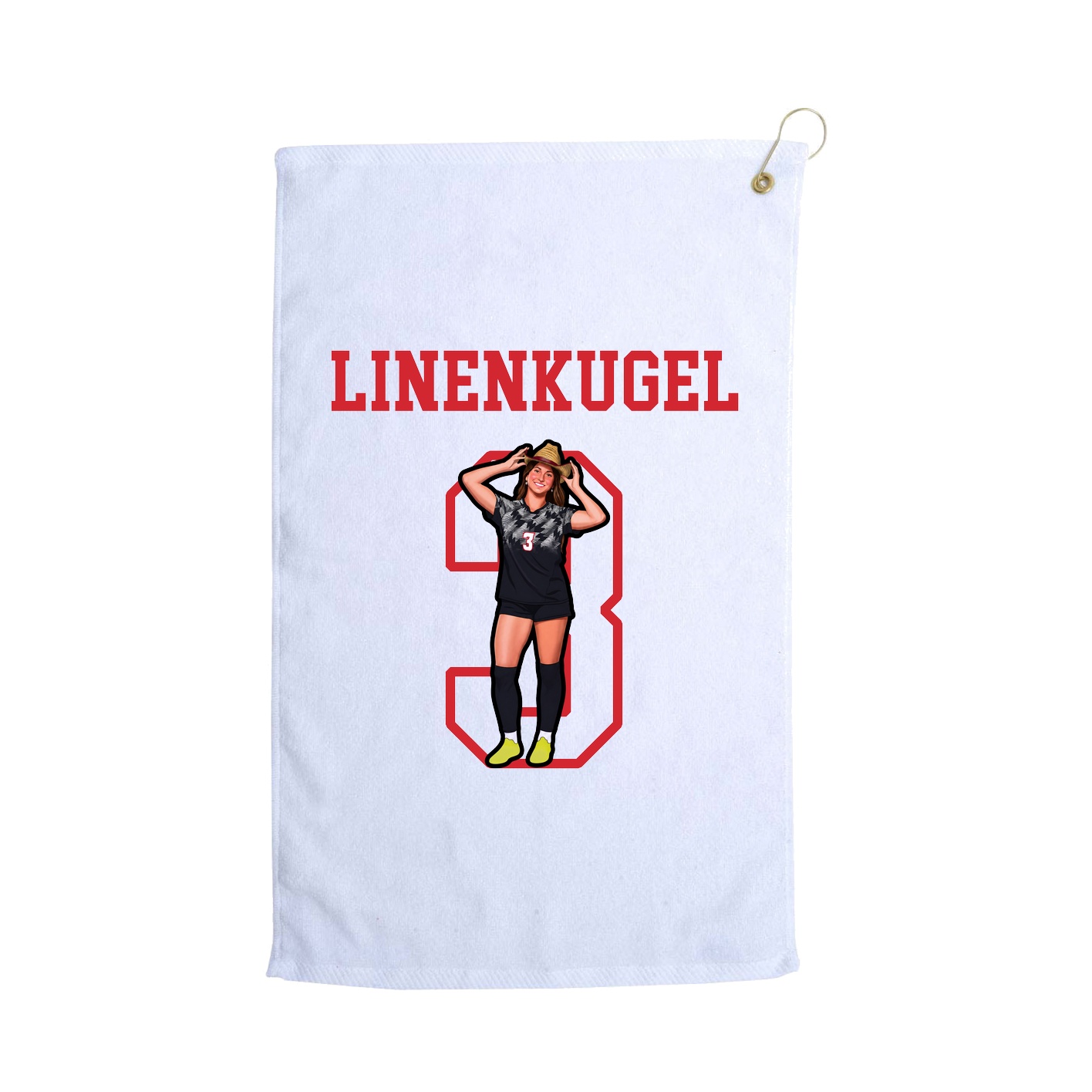 Golf Towel — Shirsey in White