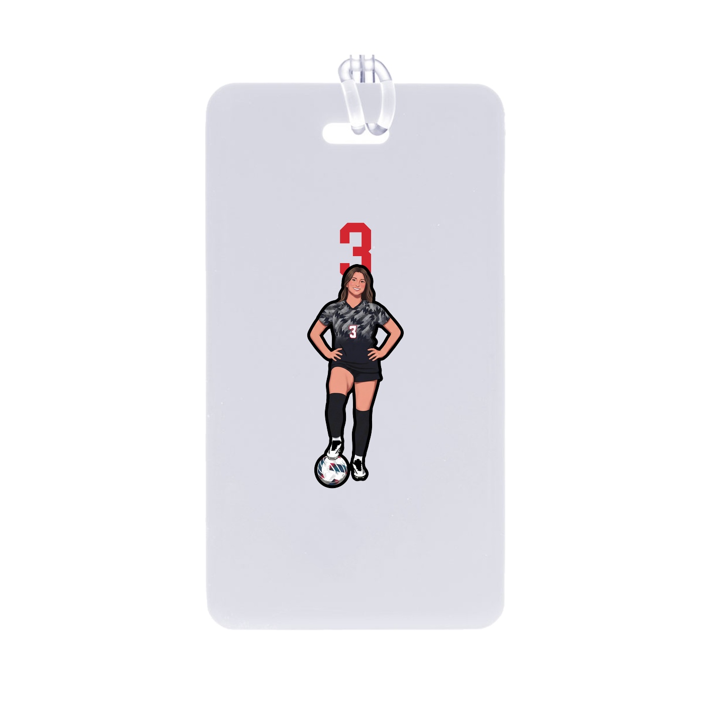Bag Tag — Number Top in Classic