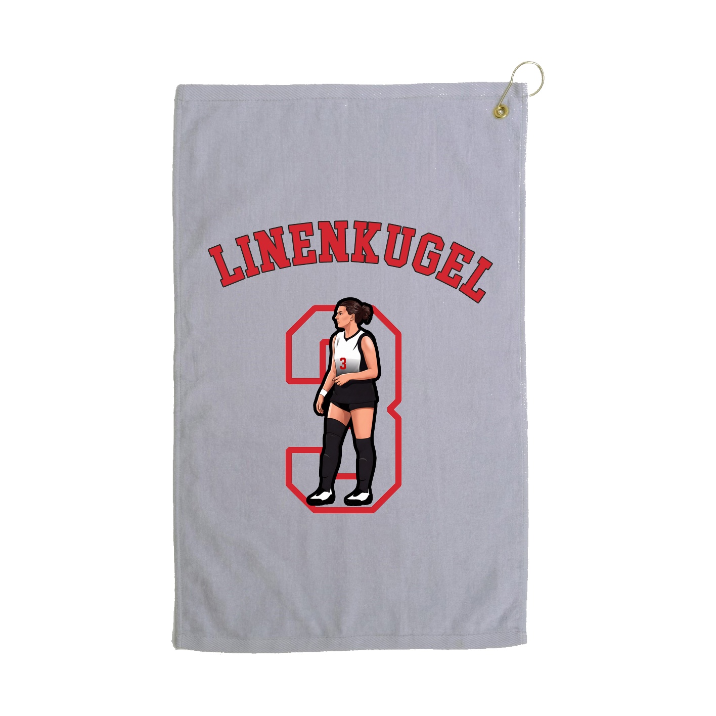 Golf Towel — Shirsey Arch in Grey