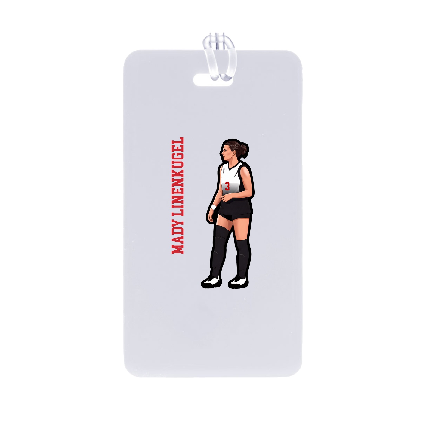 Bag Tag — Name Vertical in Classic