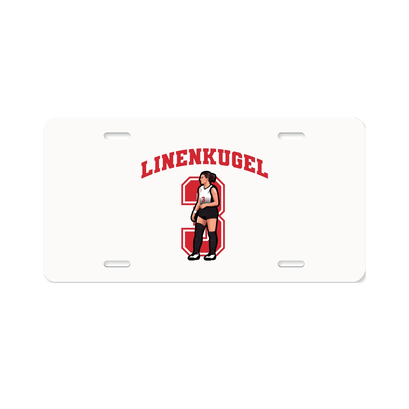 License Plate — Number in Classic