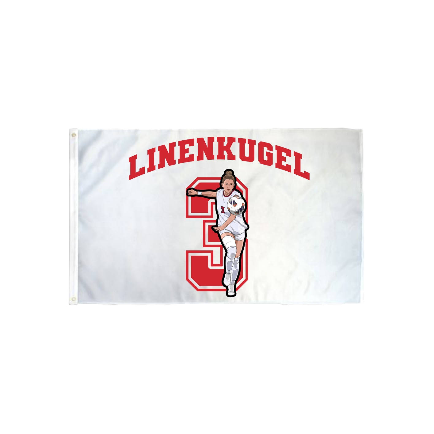3x5 Flag — Number in Classic