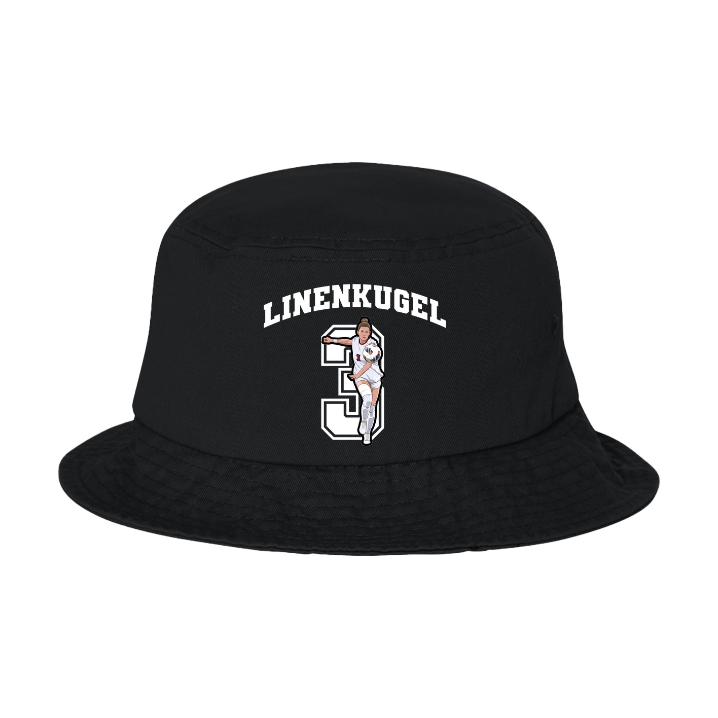 Bucket Cap — Number in Black
