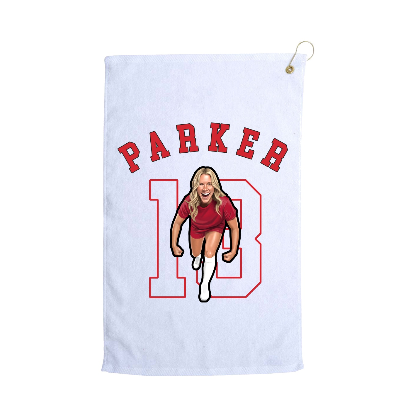Golf Towel — Classic in White