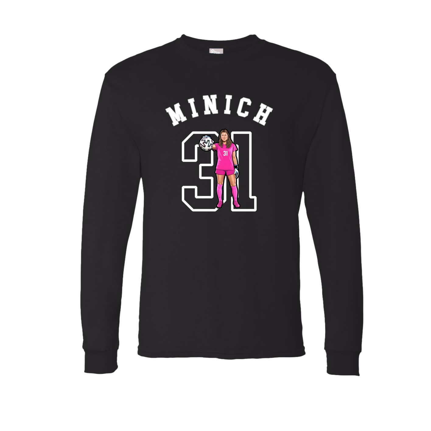 Long Sleeve Tee — Shirsey Arch in Black