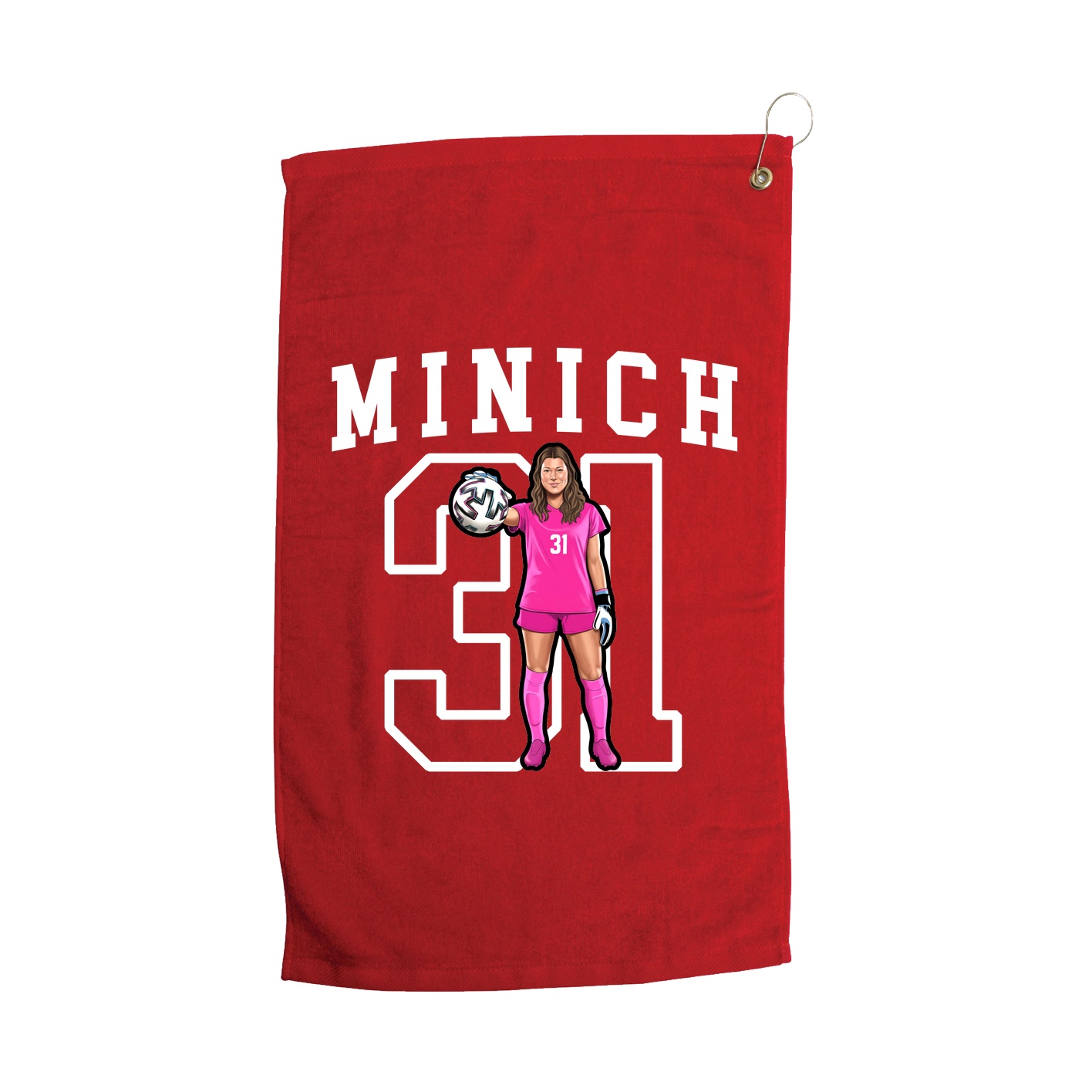 Golf Towel — Shirsey in Red