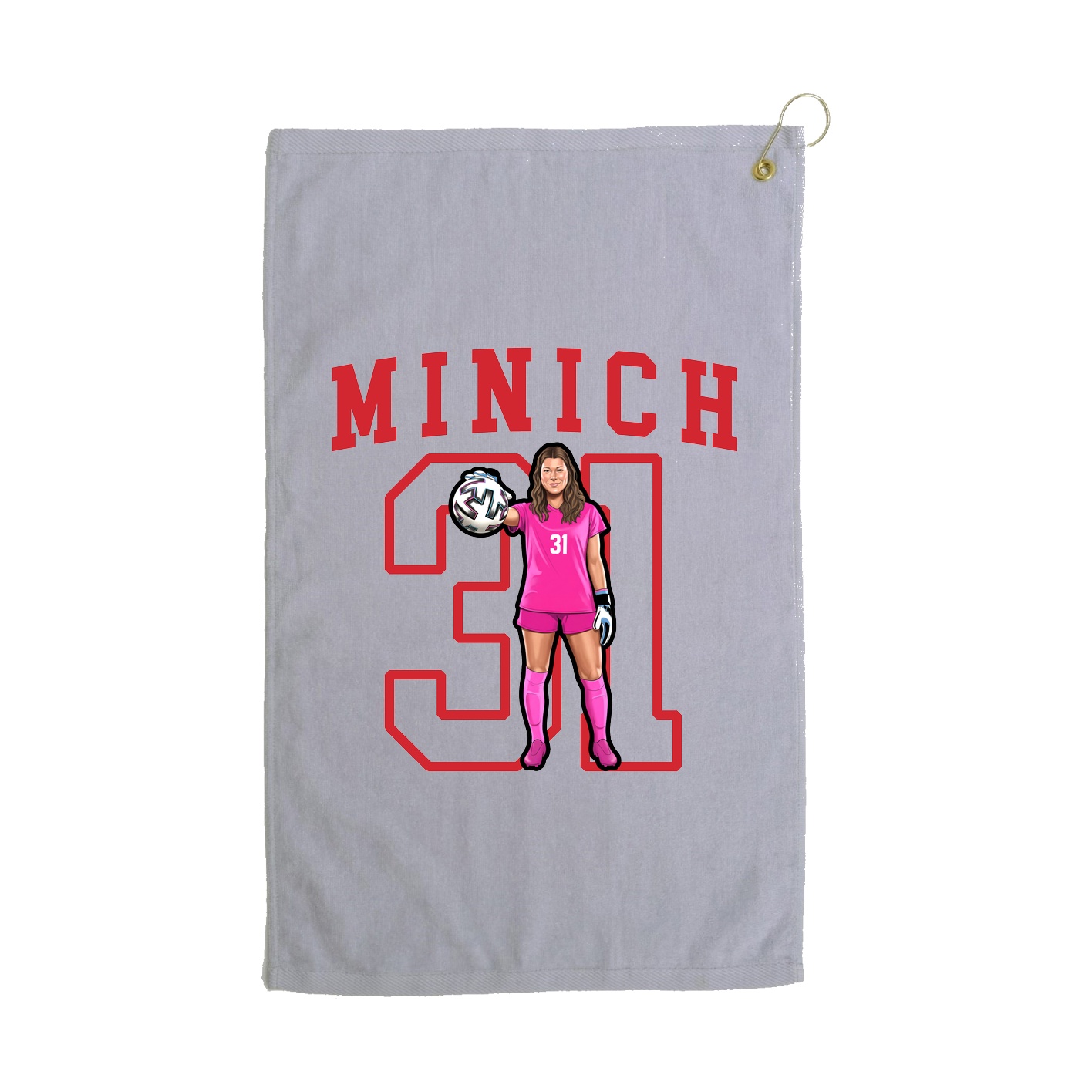 Golf Towel — Shirsey in Grey