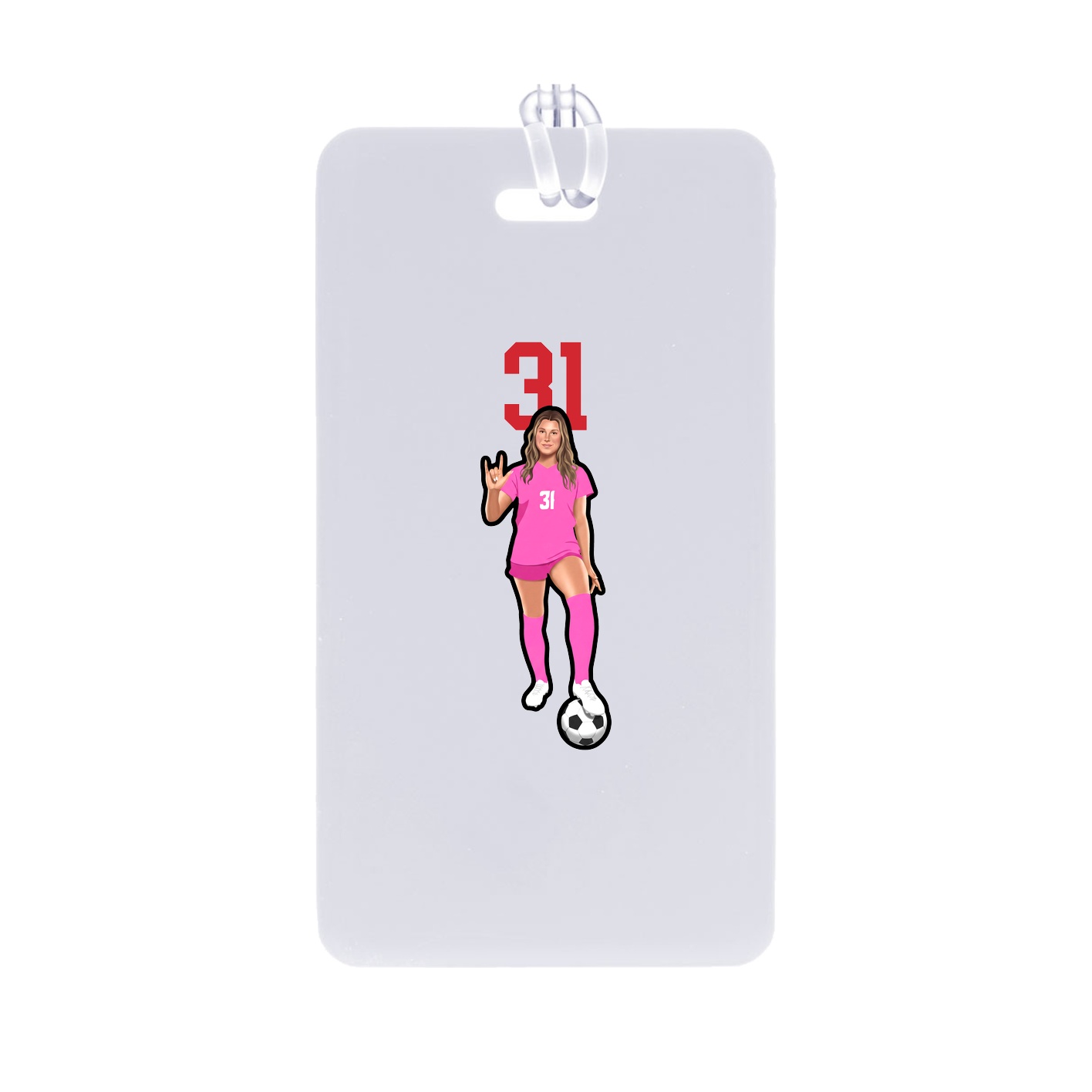 Bag Tag — Number Top in Classic