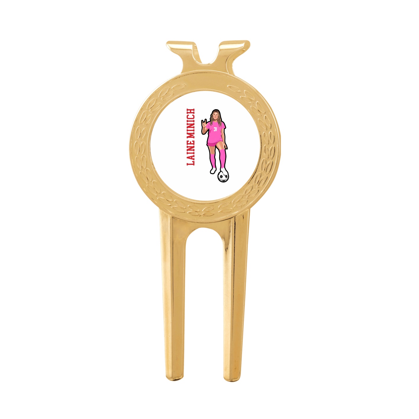 Divot Tool with Ball Marker — Name Vertical in Classic