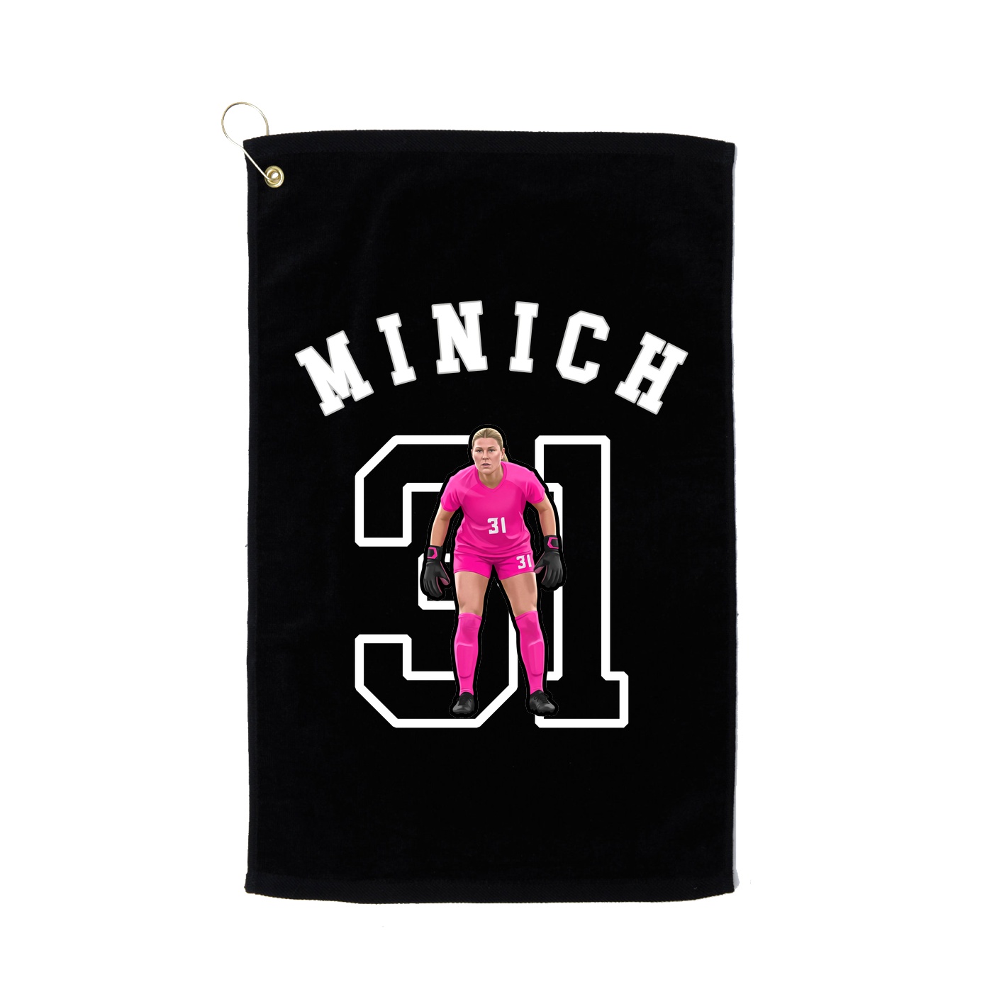 Golf Towel — Shirsey Arch in Black