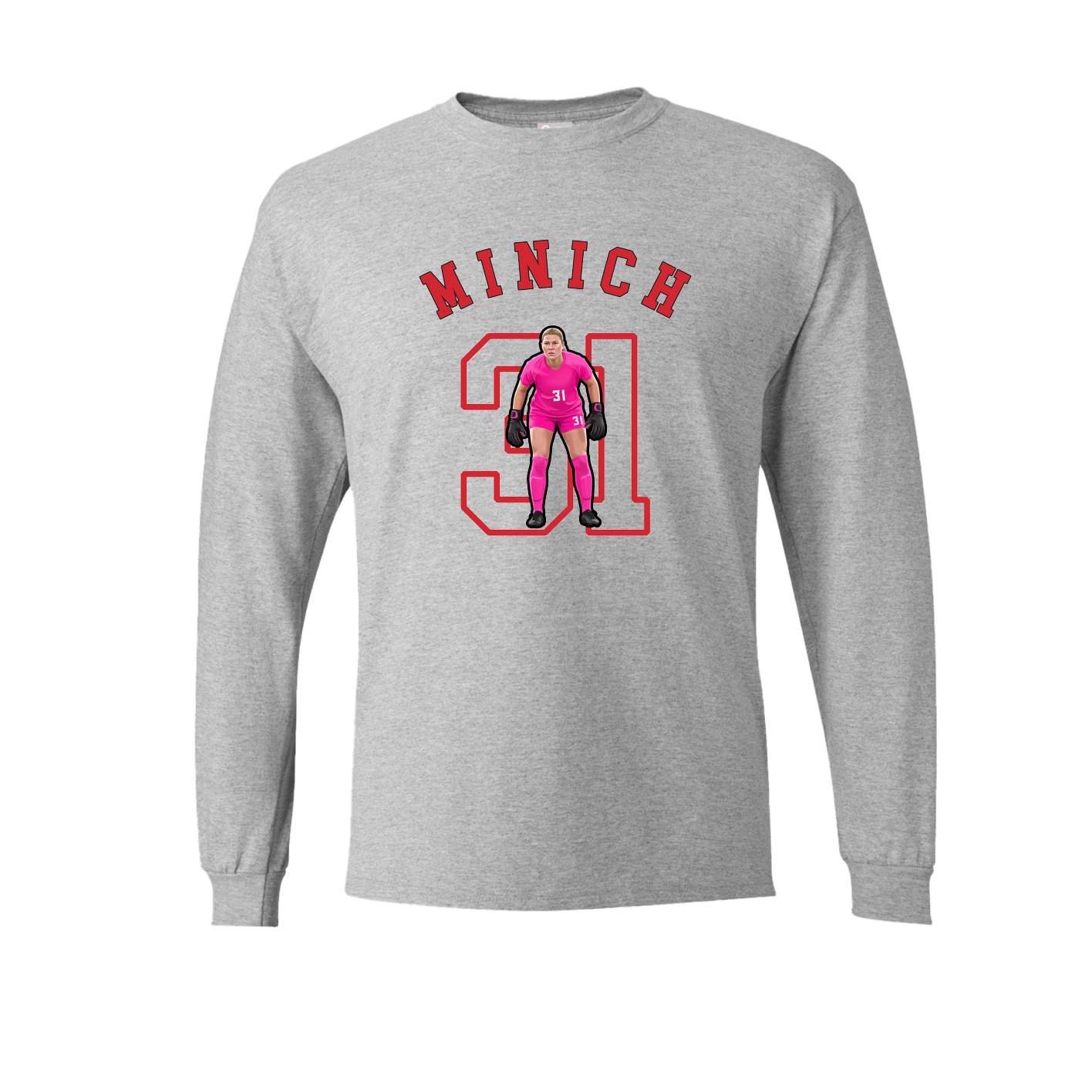 Long Sleeve Tee — Shirsey Arch in Grey