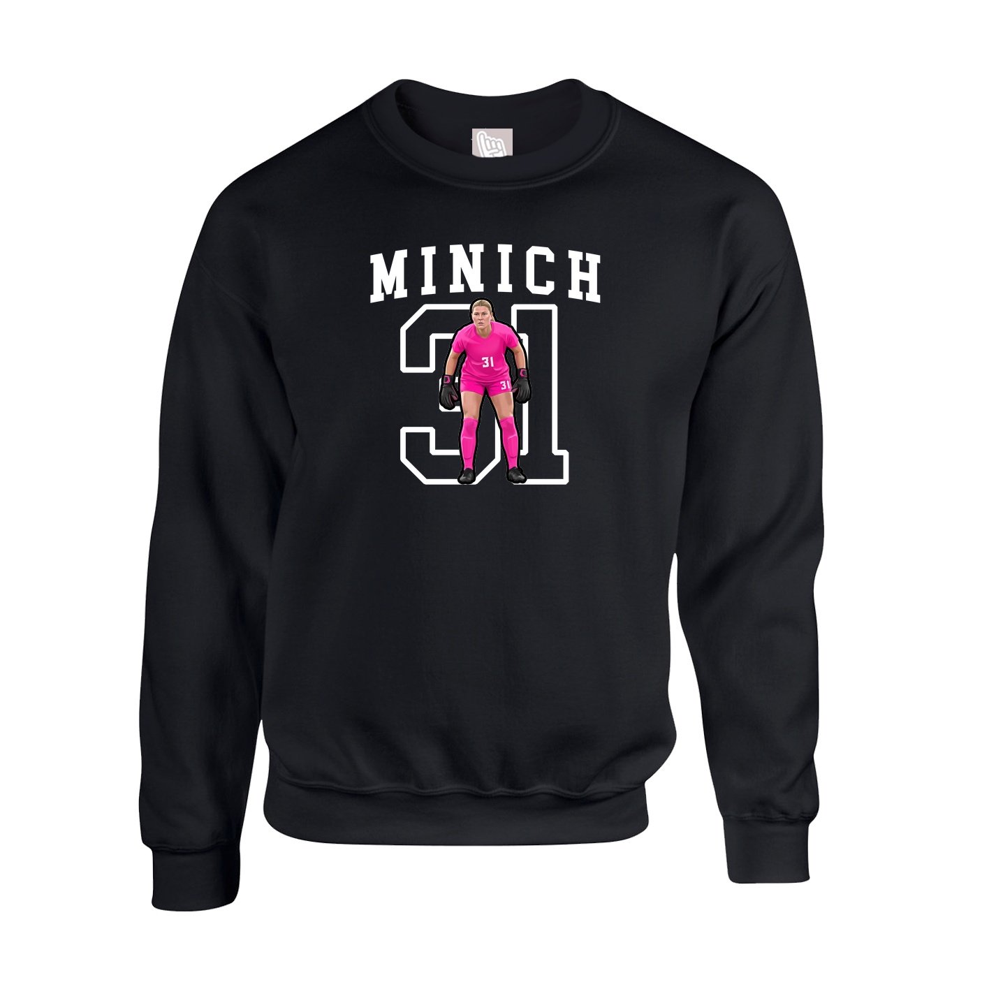 Fleece Crew — Shirsey in Black