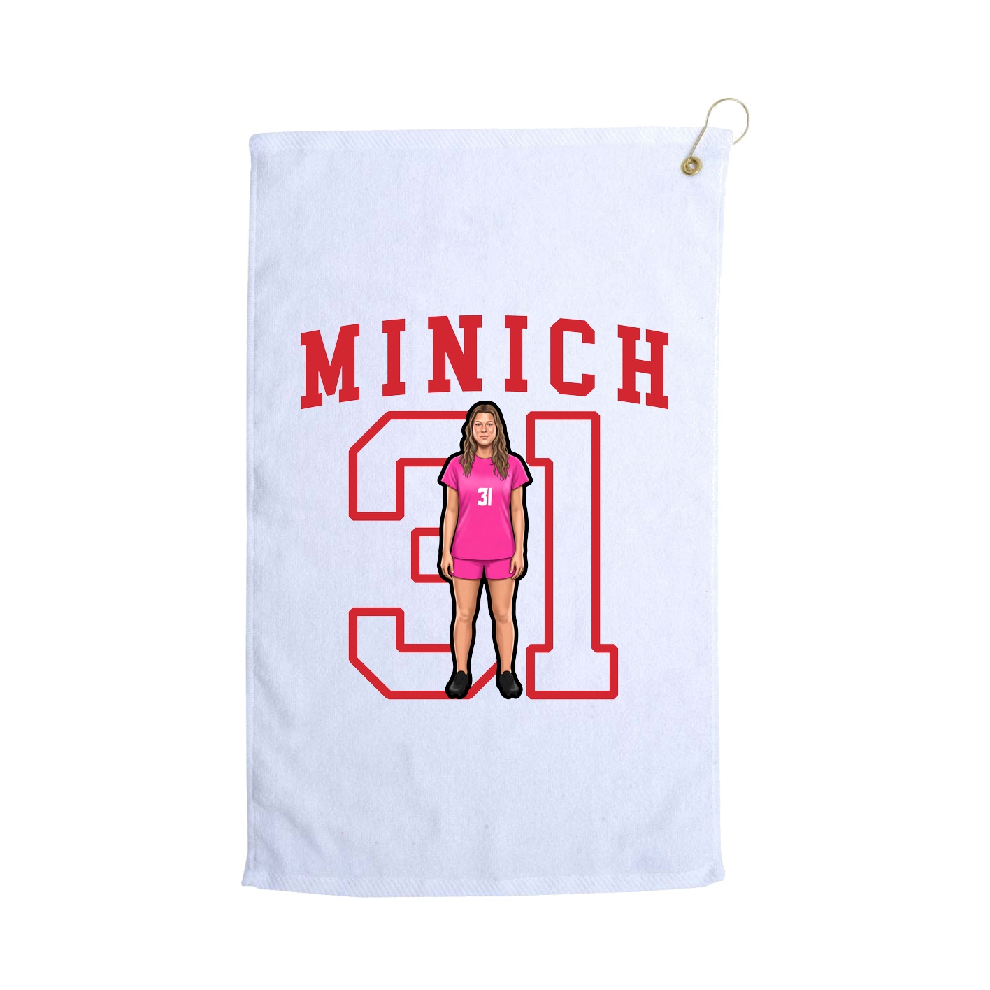 Golf Towel — Shirsey in White