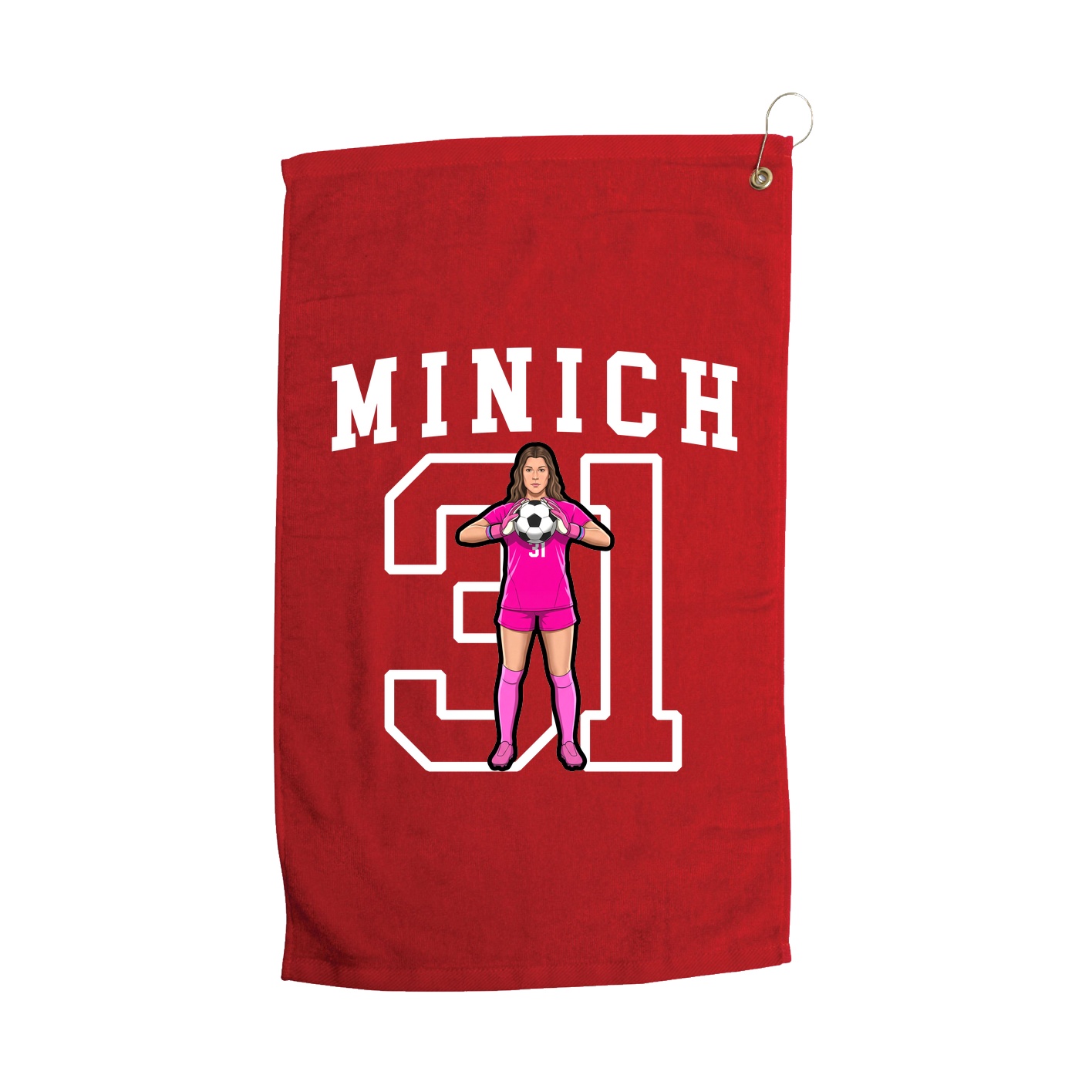Golf Towel — Shirsey in Red
