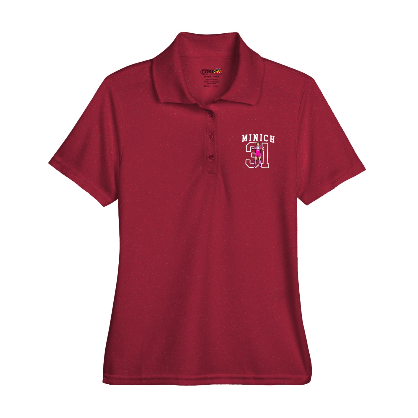 Womens Performance Polo — Shirsey in Red