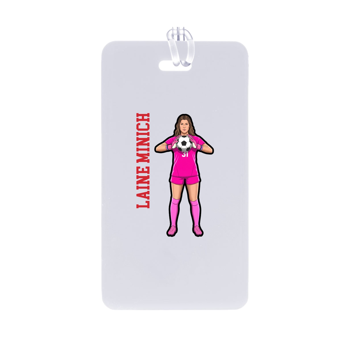 Bag Tag — Name Vertical in Classic