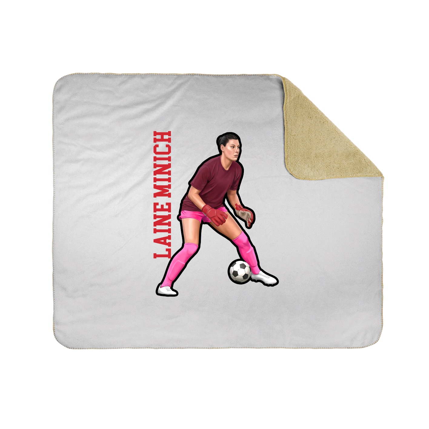 50x60 Sherpa Lined Throw Blanket