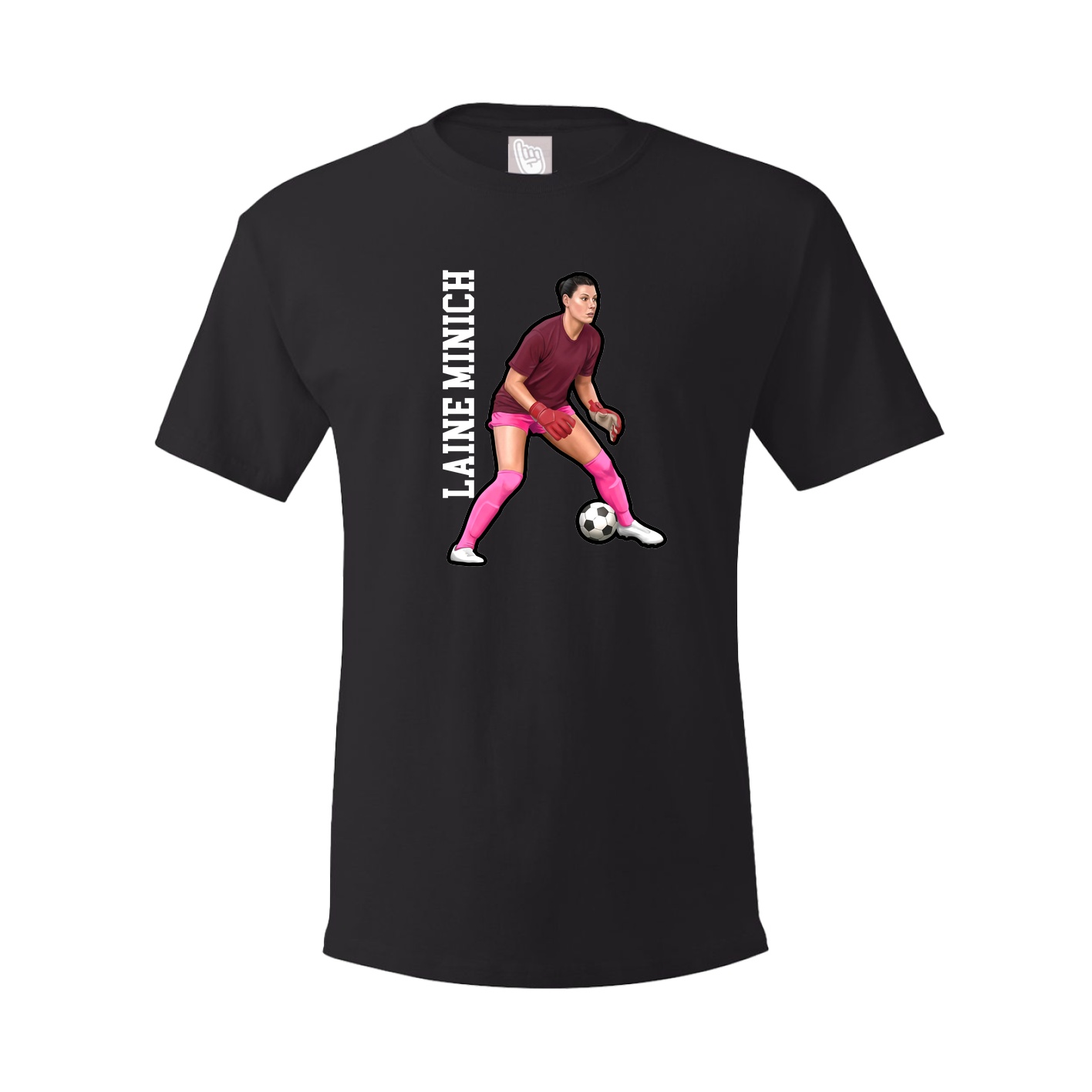 Tee — Name Vertical in Black